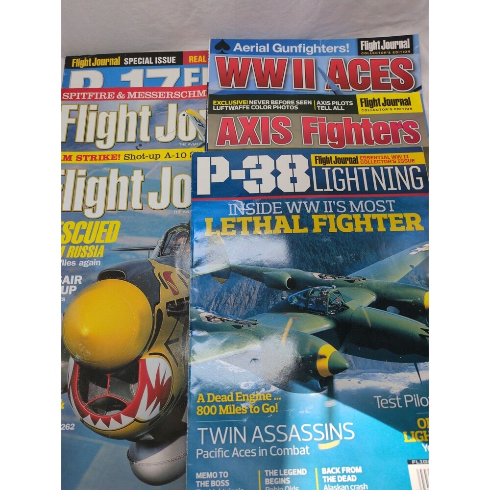(6) Flight Journal Magazines